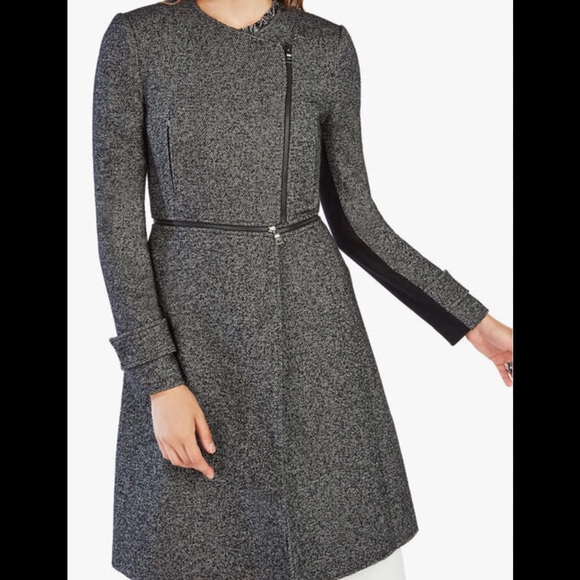BCBGMaxAzria | Jarrett Tweed Coat - Picture 1 of 9